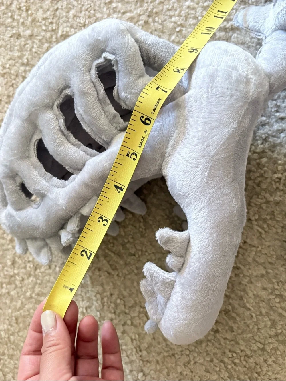 Dinosaur Skeleton Plush costume for Pet